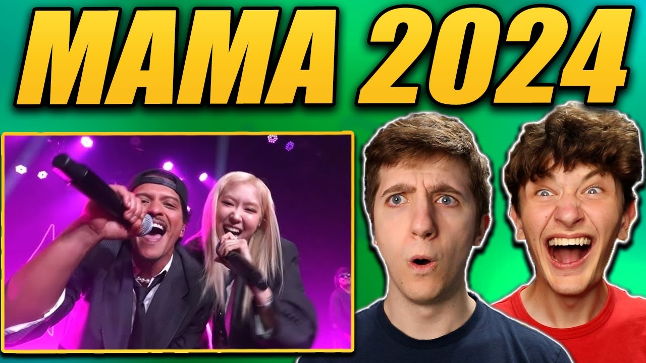 ROSÉ & Bruno Mars - 'APT' MAMA 2024 Performance REACTION!!