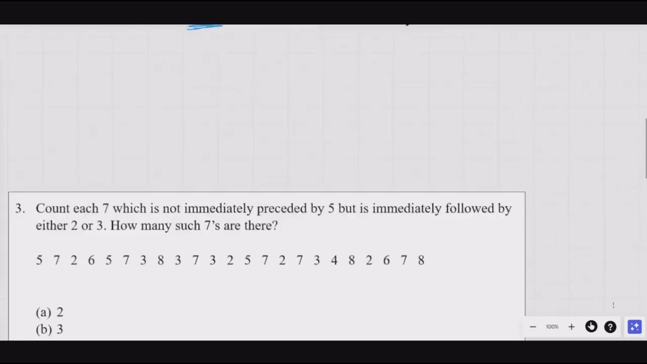Number Series, Ranking & Time Sequence Test: Part 1