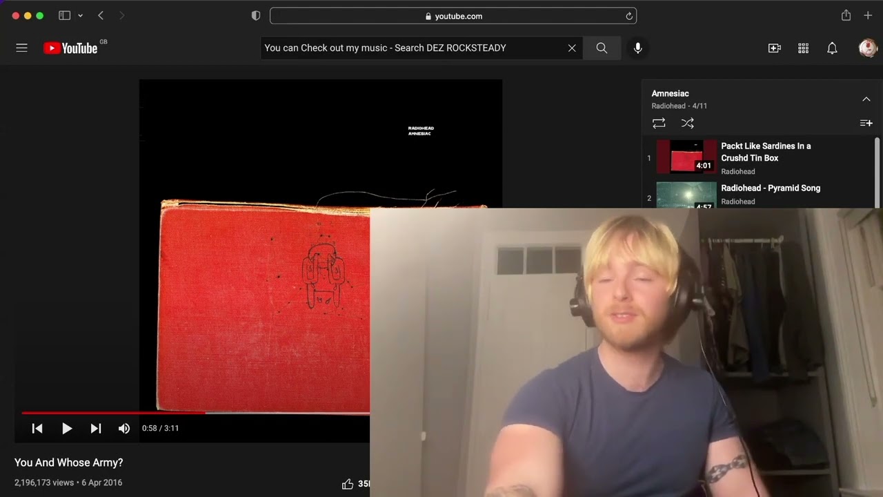 Radiohead - You and Whose Army? |  First Listen & Reaction