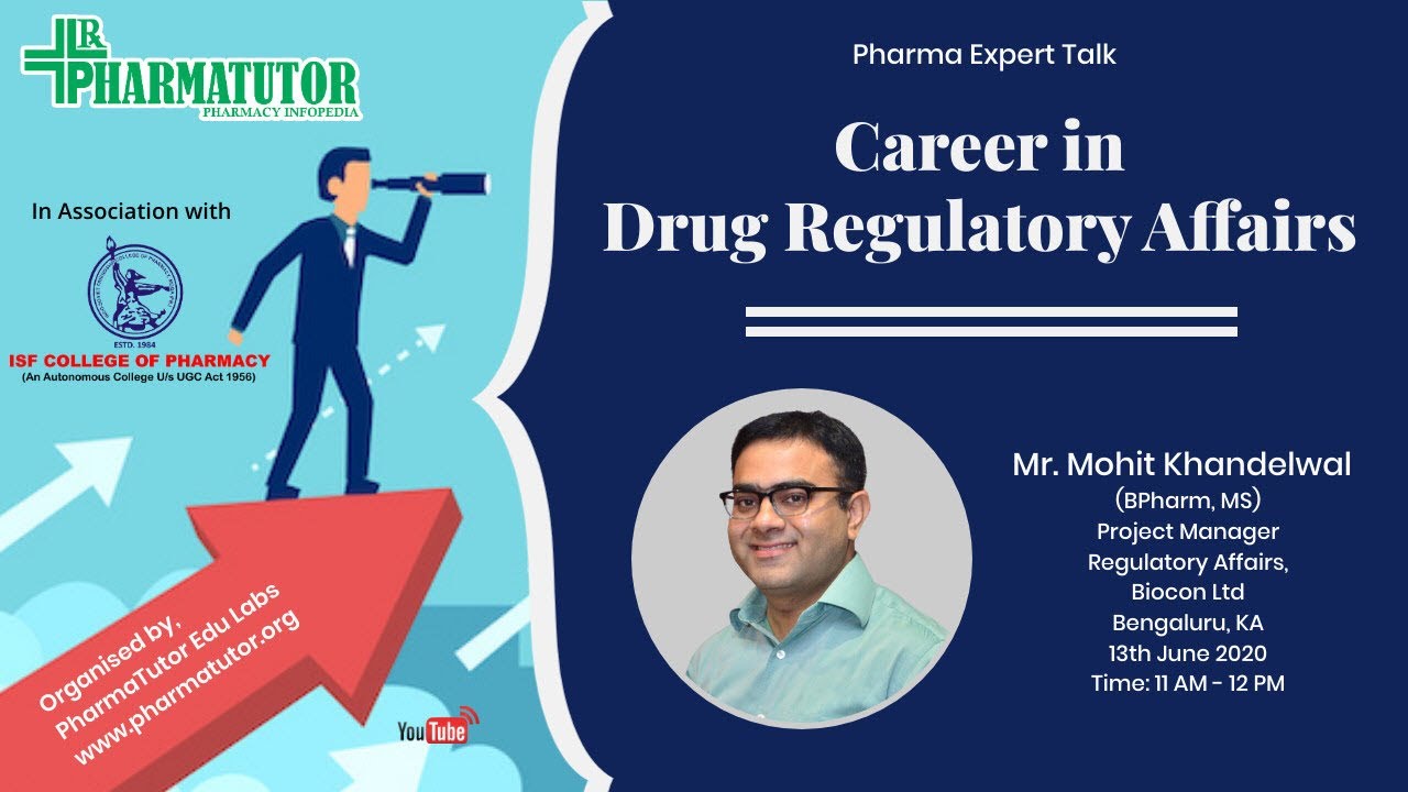 Pharma Expert Talk : Drug Regulatory Affairs as a career