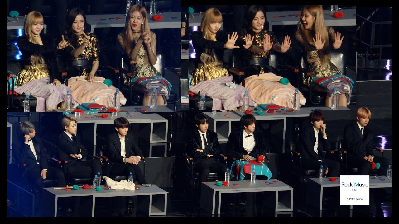Solo 안무를 따라하며 제니를 응원하는 블랙핑크 (지수, 로제, 리사) Reaction [4K 직캠]@190105