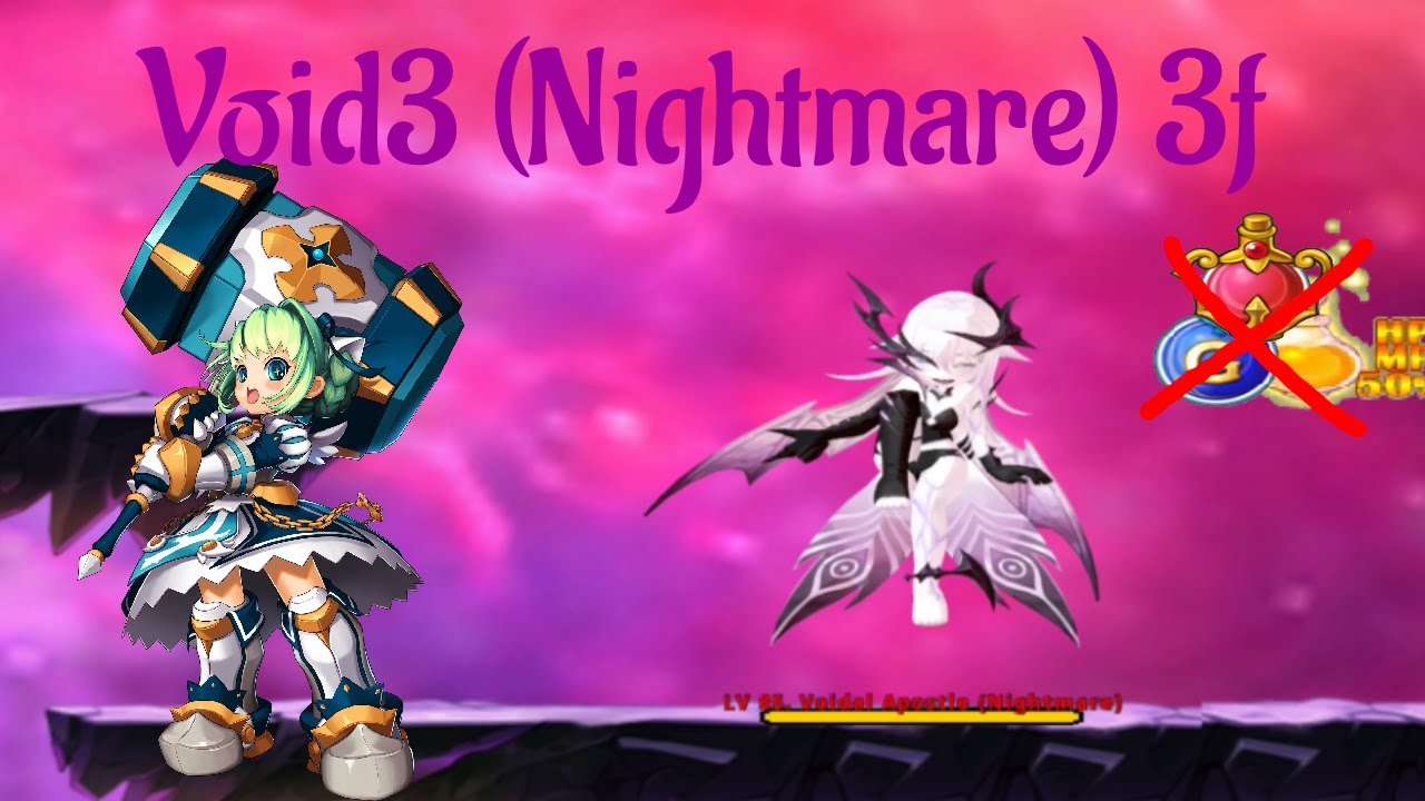 Lime - Void(Nightmare) 3f Solo no potions - Grand Chase Classic