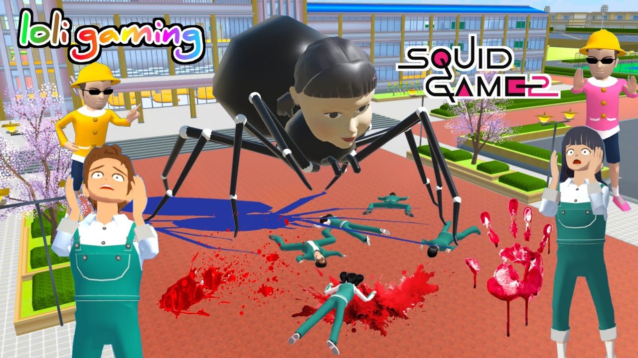 Apakah yuta dan mio berhasil lari dari kejaran laba laba boneka squid game😨😱😱‼️⁉️
