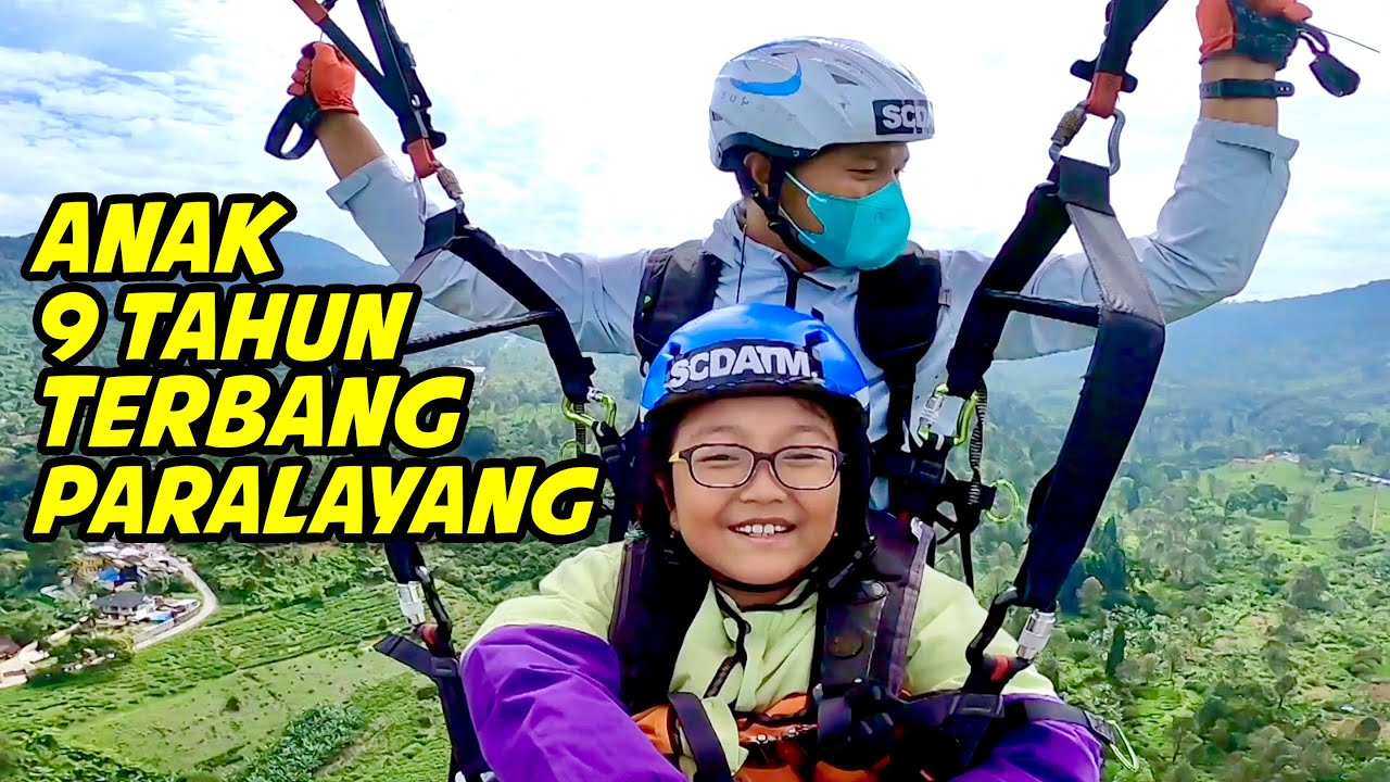 Wow Pixel Berani Terbang ke Angkasa Naik Paralayang di Puncak Bogor
