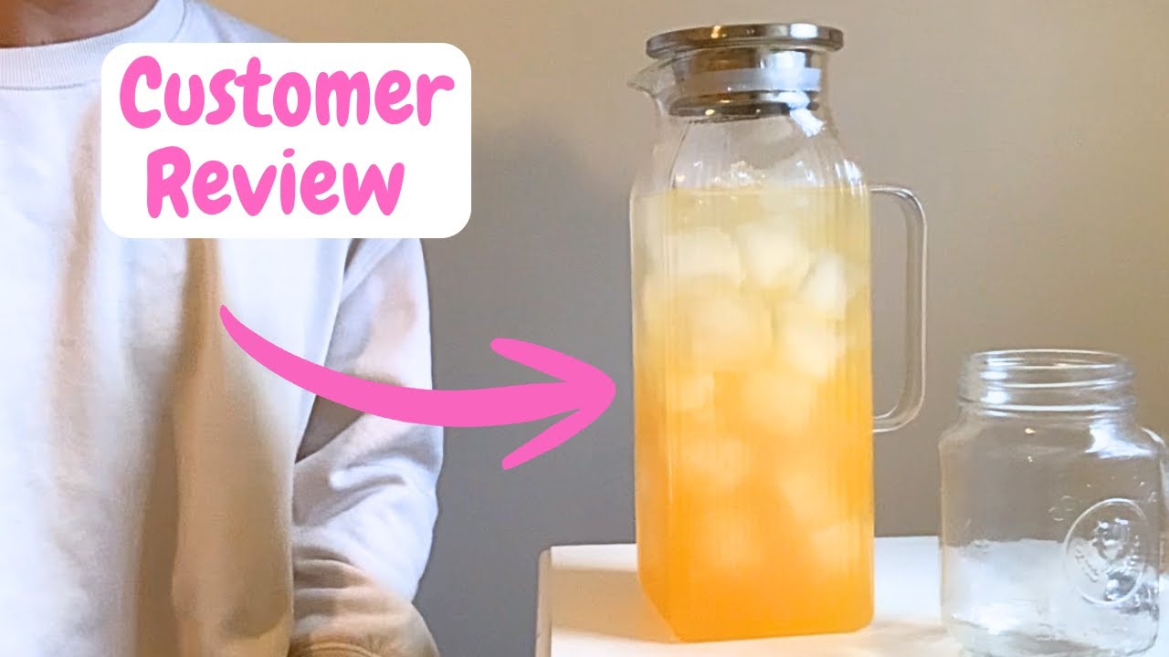 Review: Glass Pitchers on Amazon