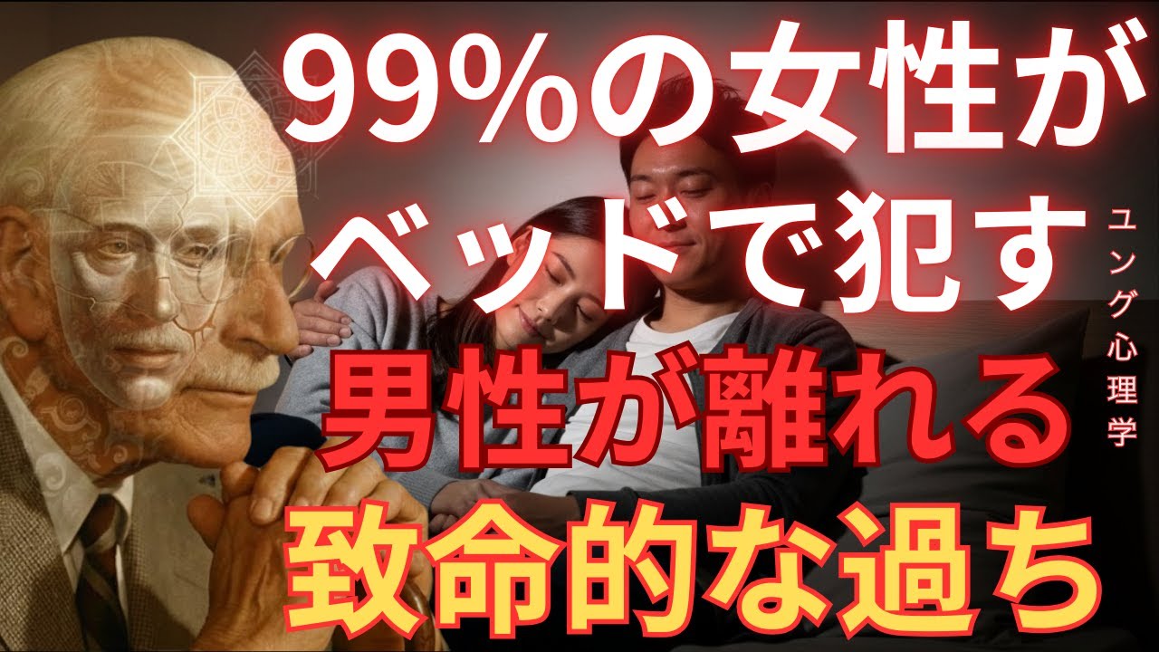 【衝撃】なぜ男性はベッドで女性が「これ」をすると夢中になるのか｜99%の女性が知らない男性心理｜カール・ユング「ユング心理学」「無意識」「元型」「影」