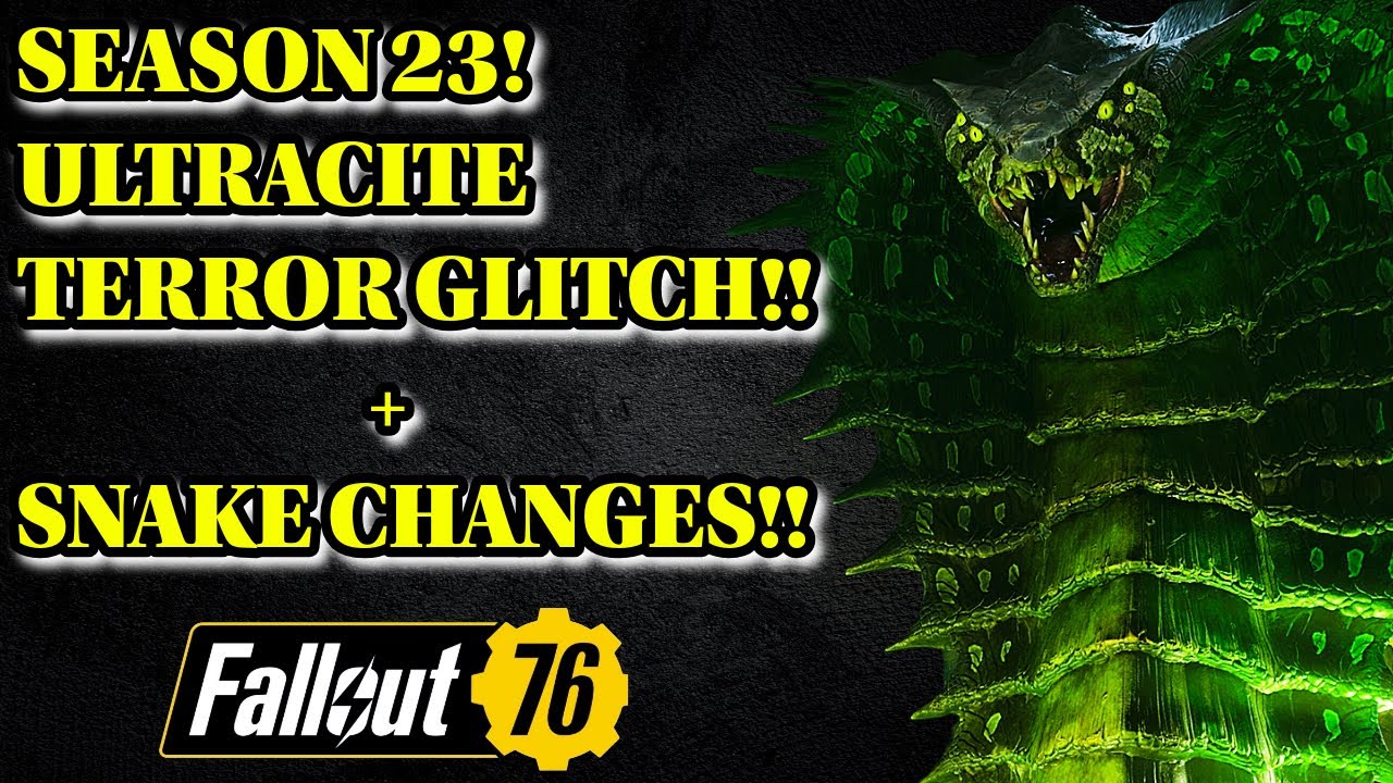Fallout 76 — Баг с добычей змей в 23 сезоне!! Не пропустите!!