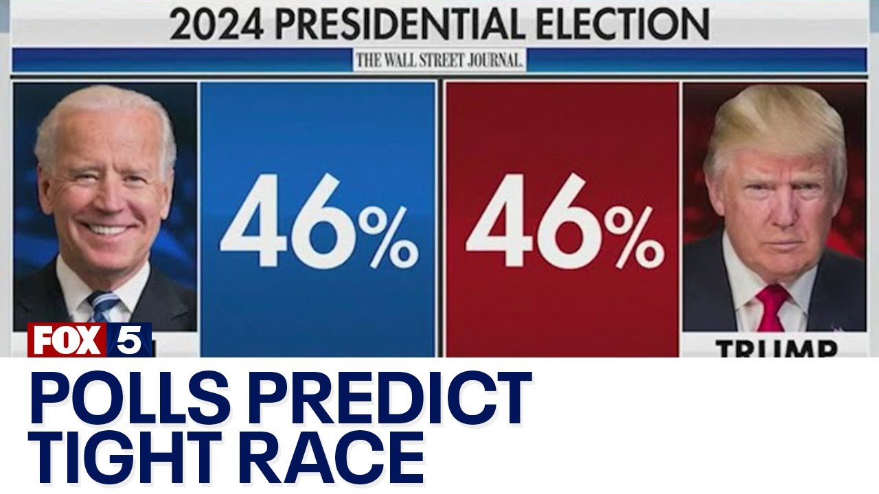 Polls predict tight race between Trump, Biden