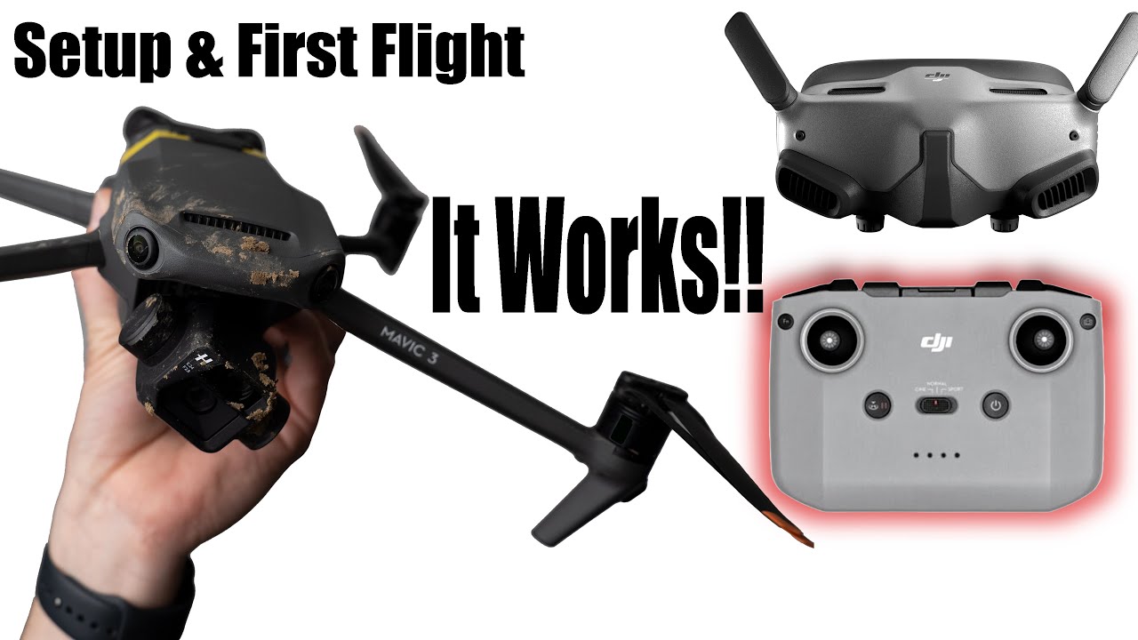 Goggles 2 on The Mavic 3 - How to Use The RC-N1 Controller!