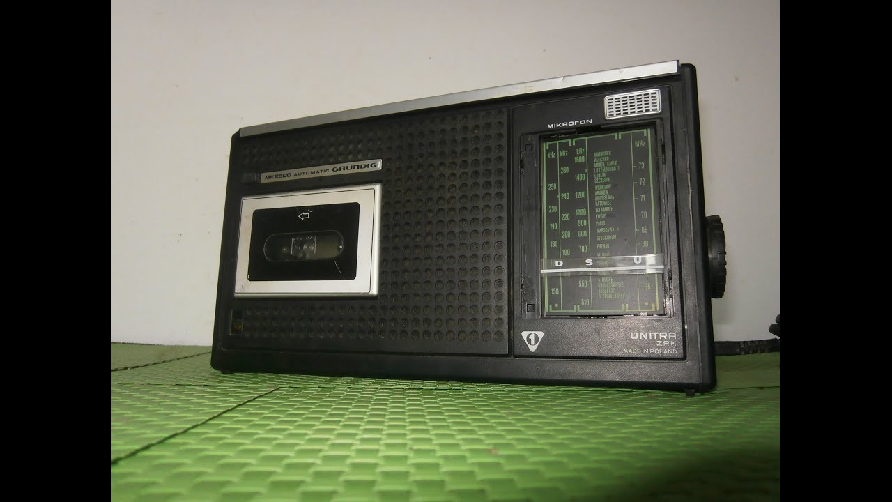 RADIOMAGNETOFON UNITRA ZRK MK 2500 GRUNDIG - FILM POGLĄDOWY