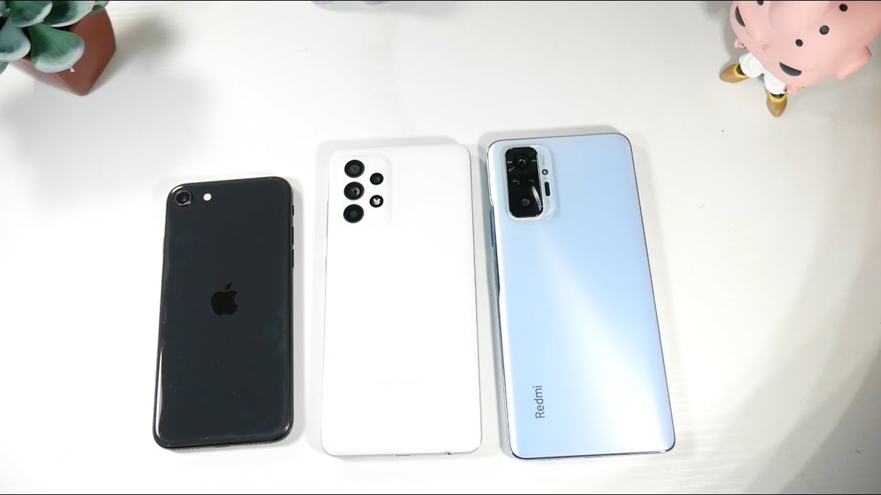 Redmi Note 10 Pro VS iPhone SE (2020) VS Samsung Galaxy A52 Full Speed & Speaker Test! 2021