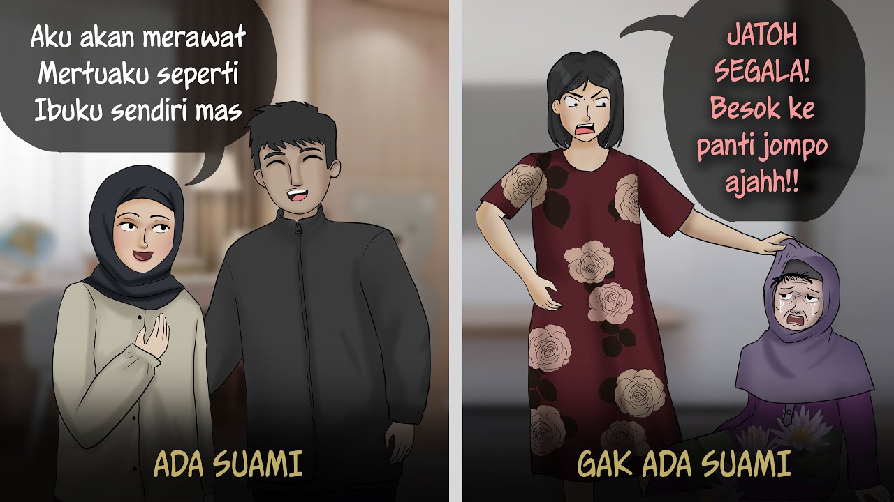 MENANTU LUCKNUT - Bermuka Dua untuk Singkirkan Mertua  | Kartun Animasi Drama