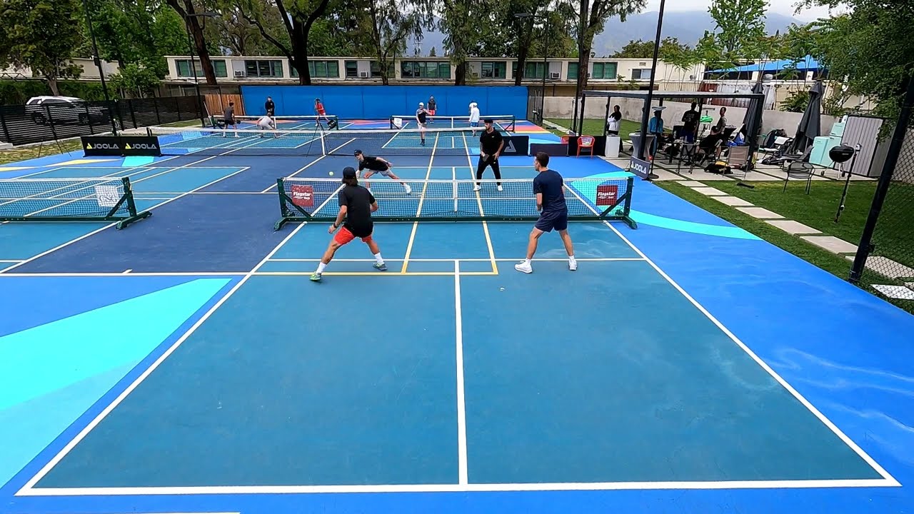 Bad Pickleball Pro Level Rec 5.5+ DJ Young Hayden Patriquin Callan Dawson Matt Baca 2 Games