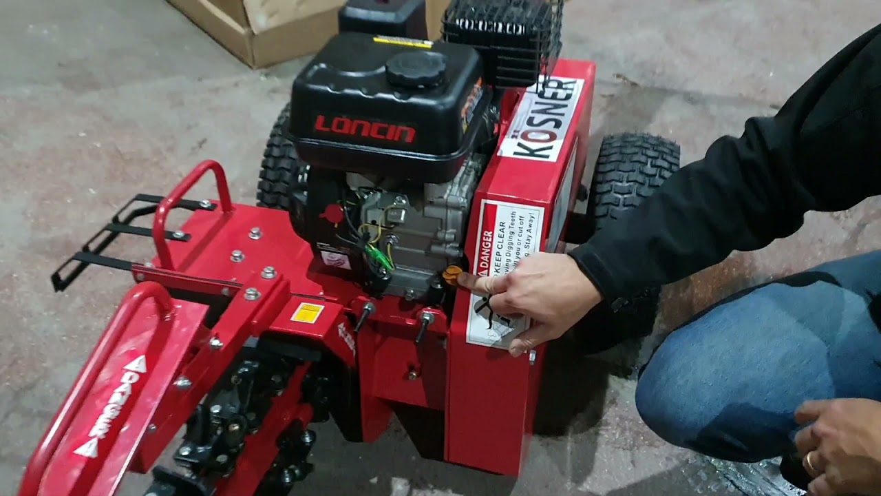 Zanjadora Tierra Kösner Gasolina
