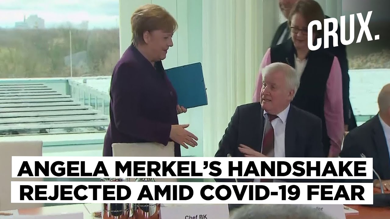 Coronavirus Fear | German Minister Avoids Handshake With Angela Merkel