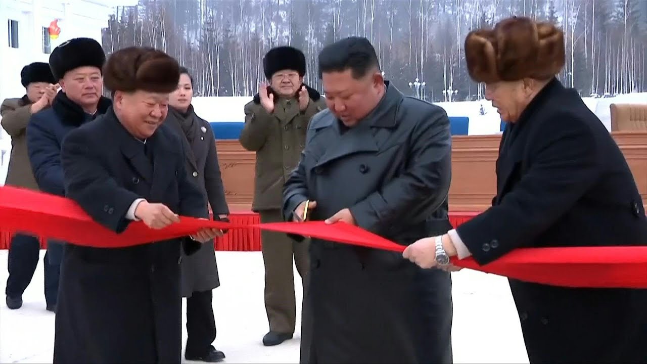North Korea's Kim opens huge mountain development | AFP