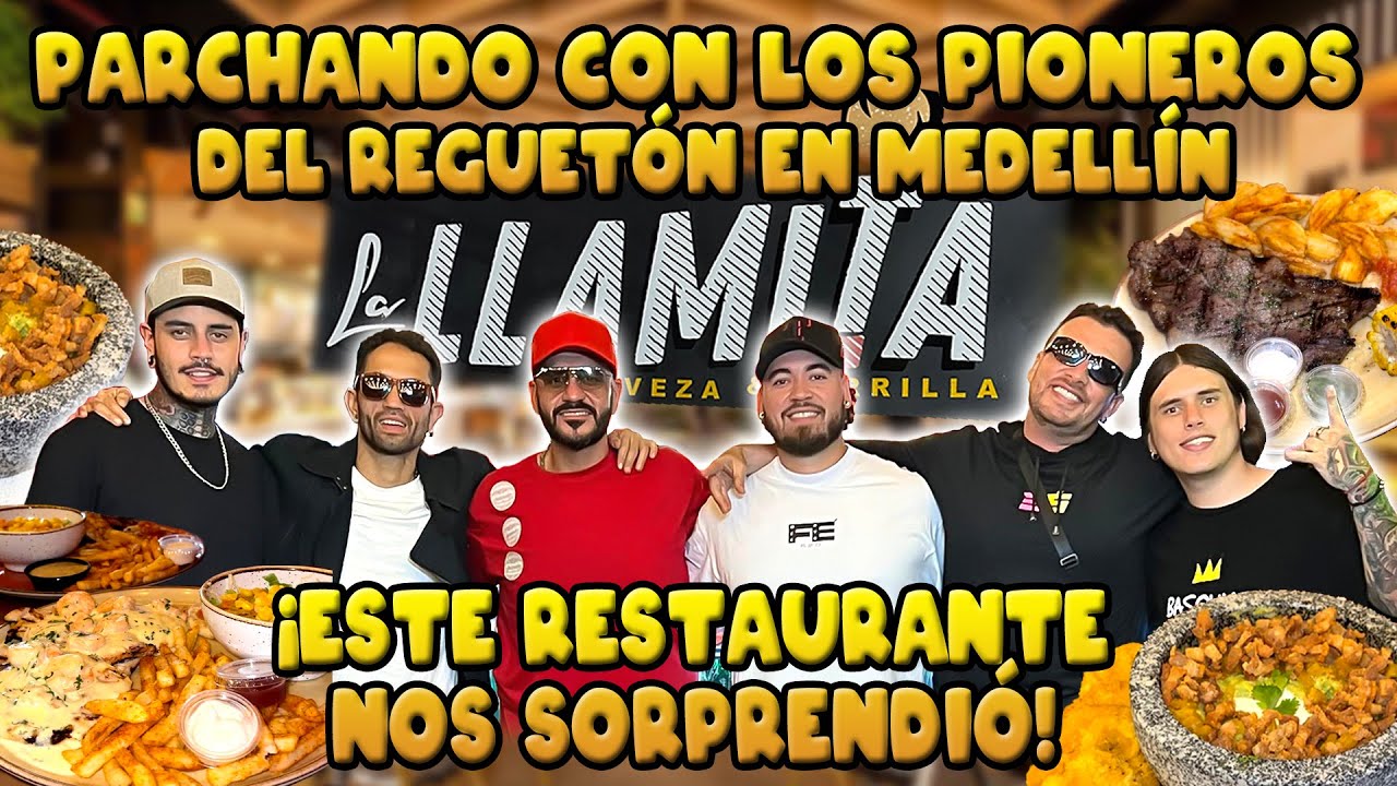 VAMOS a COMER con los PIONEROS DEL REGGAETON en MEDELLÍN !! 3 PESOS