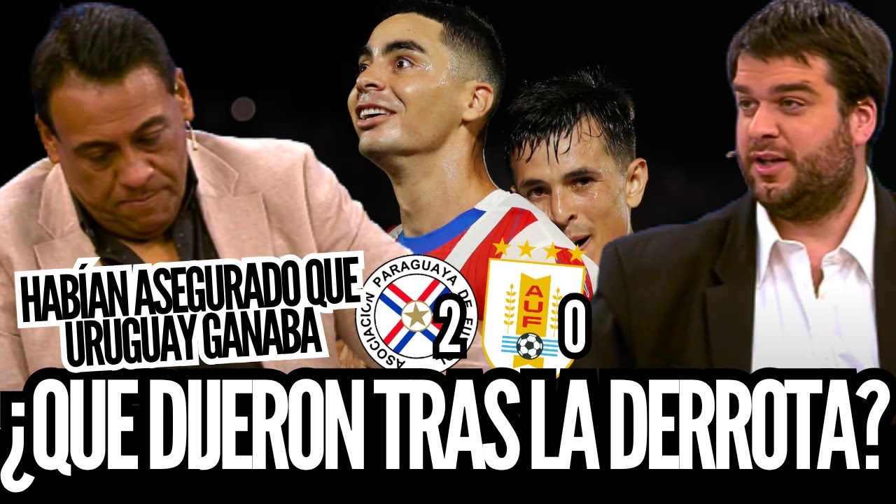 ¡DIERON LA CARA TRAS ASEGURAR QUE URUGUAY LE GANABA A PARAGUAY! REACCION DE PEREZ Y FLETCHER