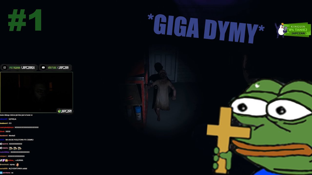JAPCZAN LUKI DEJVID VYSOTZKY w PHASMOPHOBIA #1 - Dejvid porwany przez ducha, monkachrist