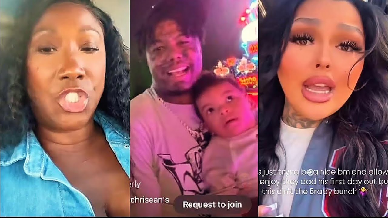 Blueface СВОБОДЕН, а Chrisean рок даёт ему JR, а Jaiyden подъезжает к ним после того, как chrisea...
