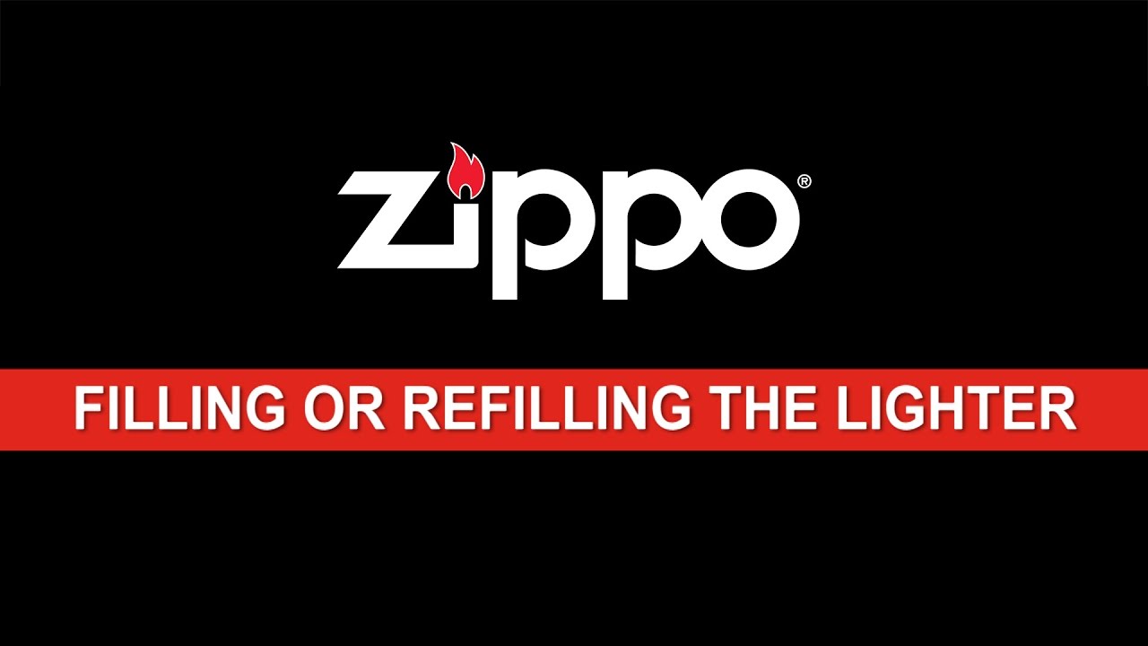 Zippo Instructional: Filling or Refilling the Lighter