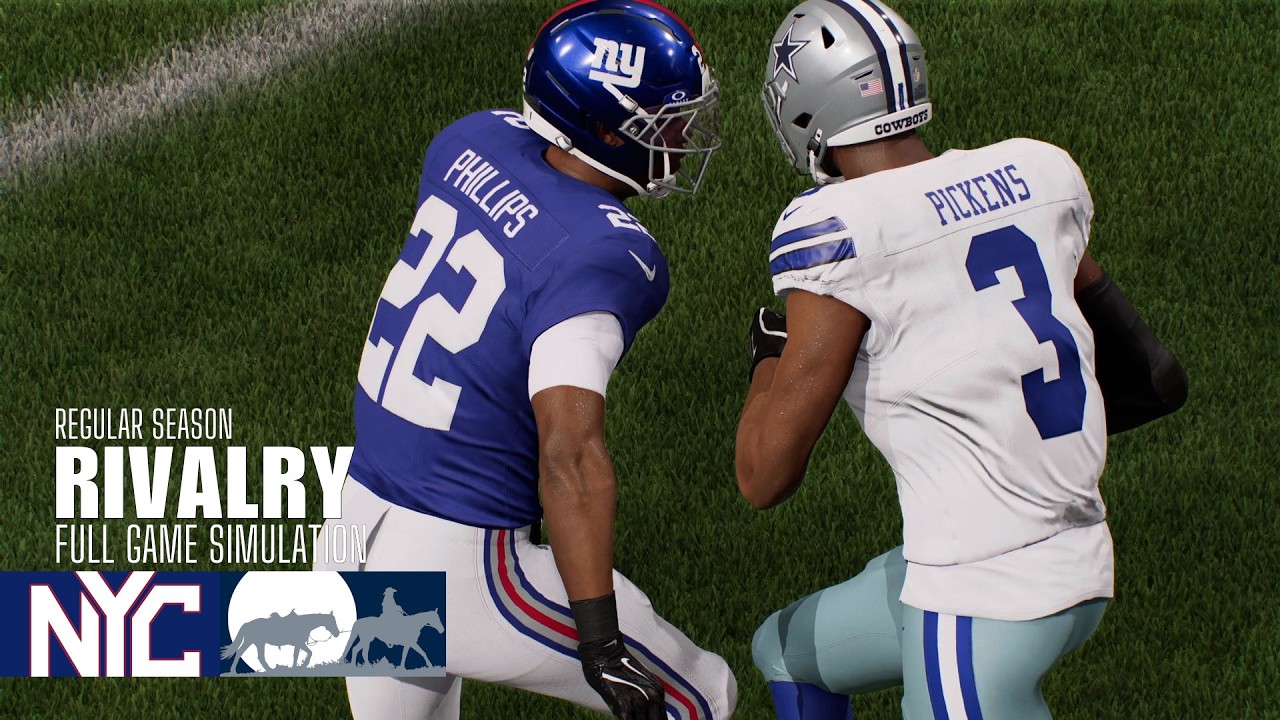 Giants vs. Cowboys | 2026 Rivalry Game | Madden NFL 26 Simulation