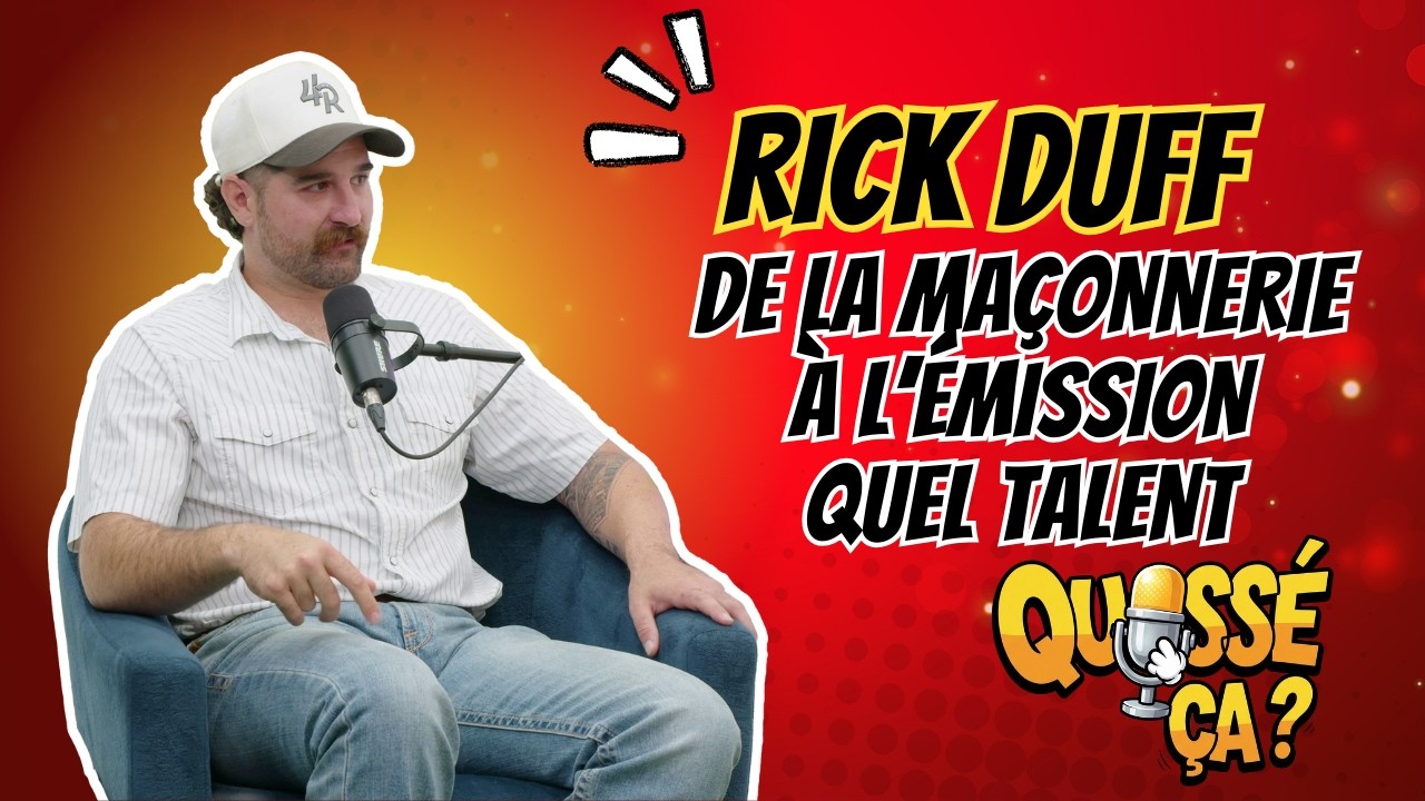 Rick Duff : De la maçonnerie à la finale de Quel Talent !