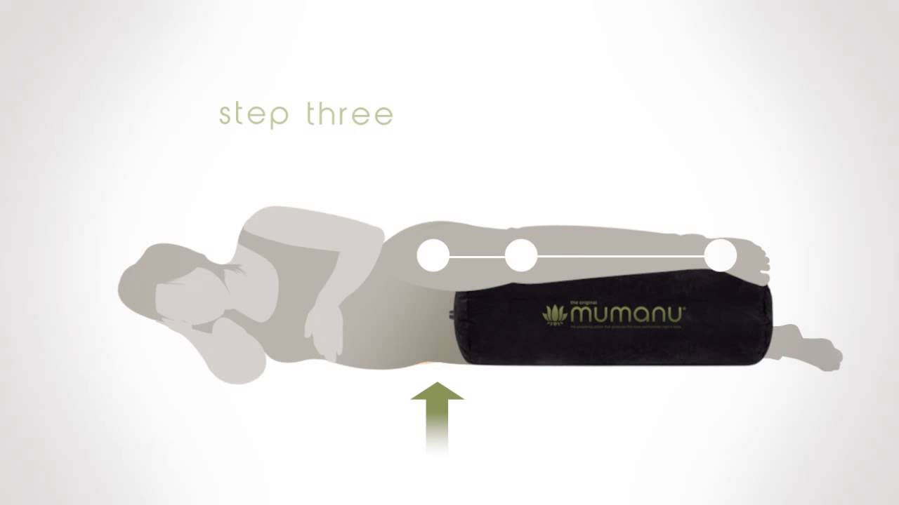 Mumanu Pregnancy Pillow- Most comfortable sleeping position for lower back & hip pain