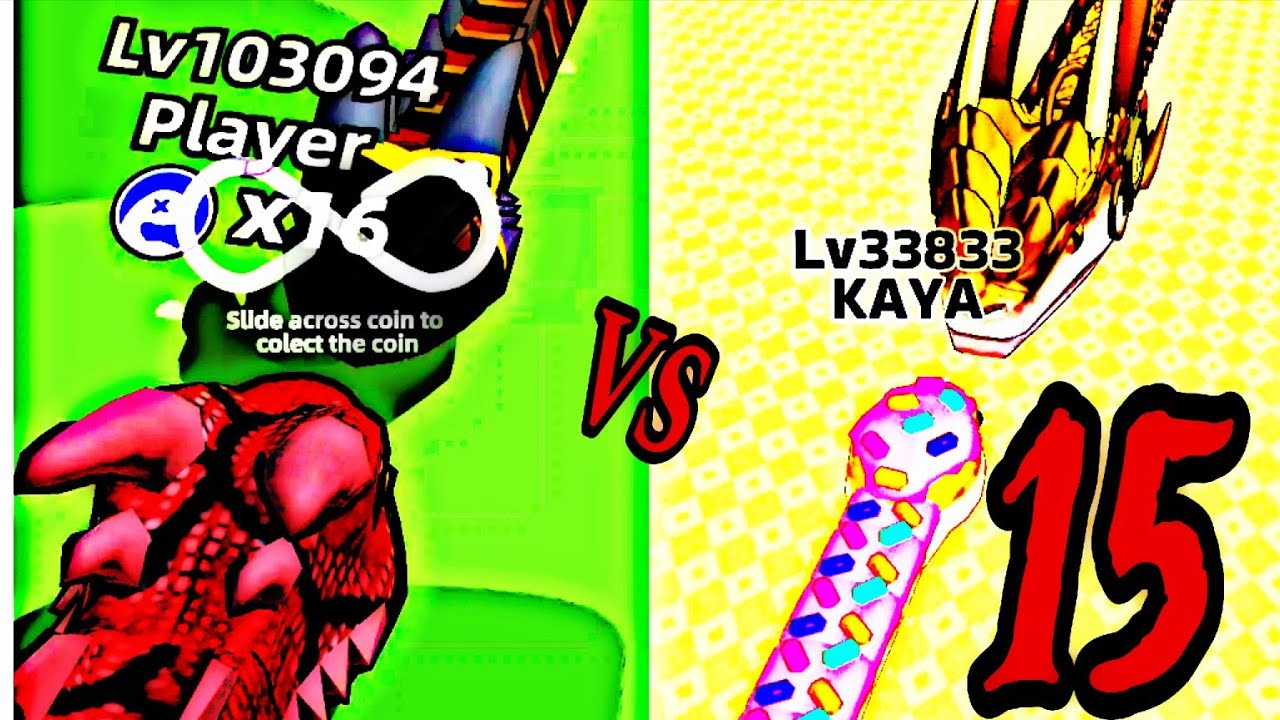 Snake Clash.io VS Snake Hero- Ultimate Snake Battle #snakeclash #snakehero #gaming #15