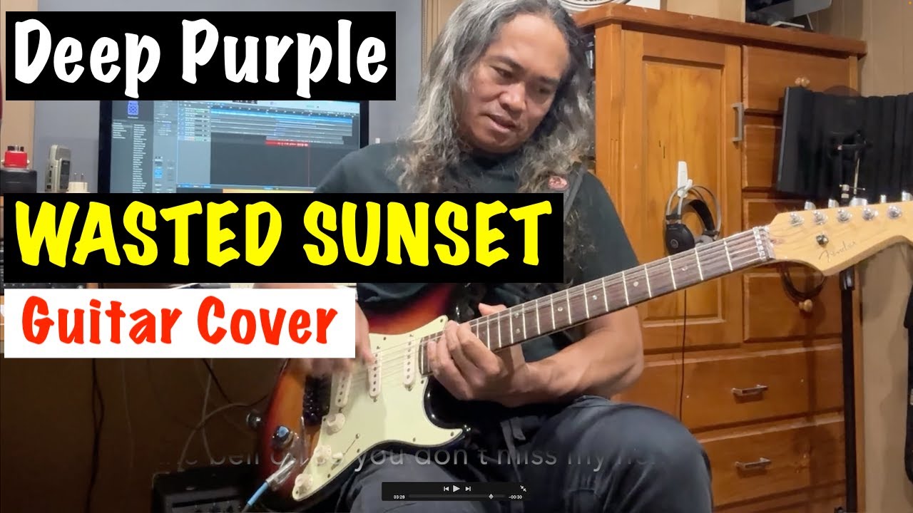 Deep Purple - Wasted Sunset - Guitar Cover