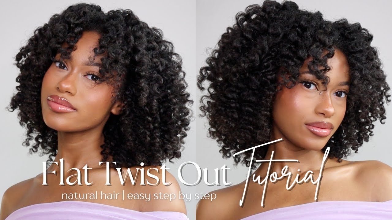 The Only Twist Out Tutorial You Need | How to Flat Twist + Takedown