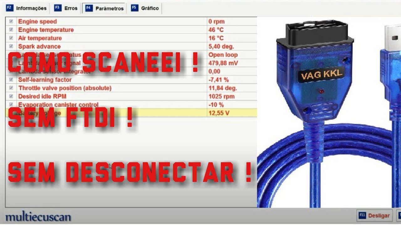fiat tipo 1.6 SCANNER RESOLVIDO ! ( ERRO  LATÊNCIA ALTA  2  )