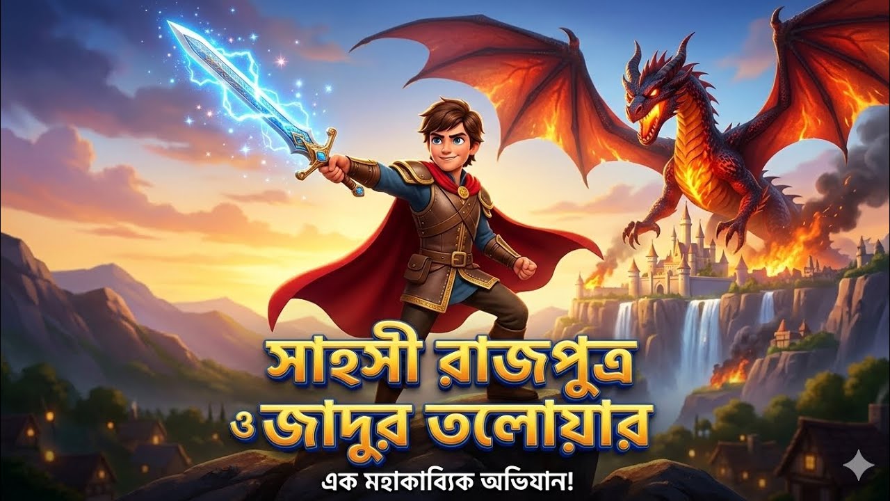 সাহসী রাজপুত্র ও জাদুর তলোয়ার - ৩ডি অ্যানিমেটেড রূপকথার গল্প | The Brave Prince & The Magic Sword 