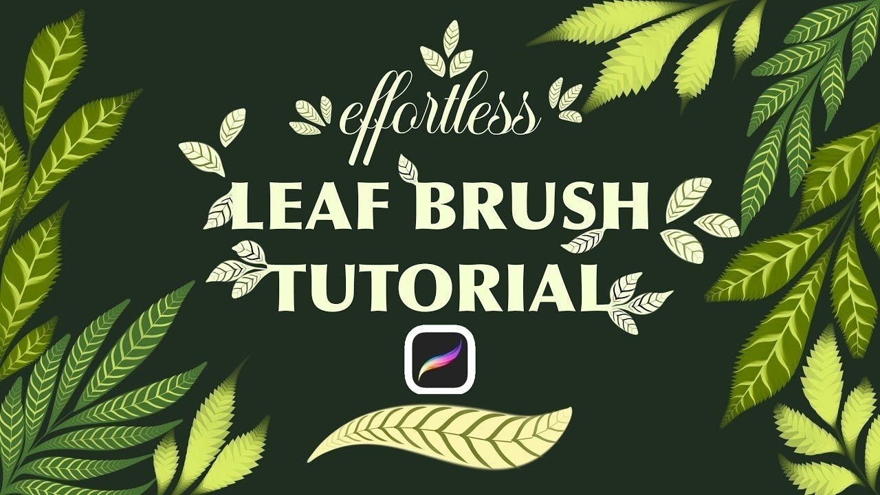 Procreate Custom Brushes | The Leaf Brush Everyone Wants
