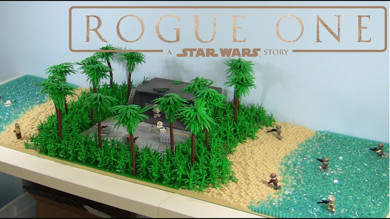 HUGE Lego Star Wars Battle on Scarif MOC