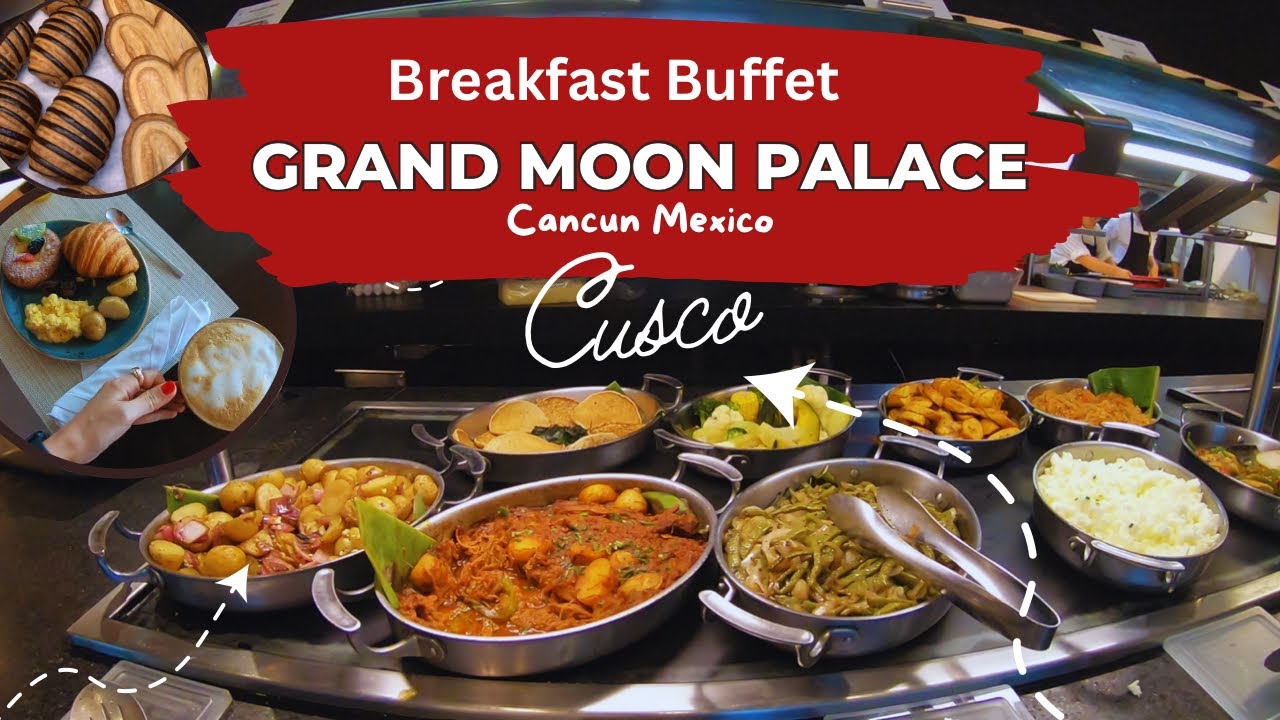 Cusco | Best Breakfast Buffet | Moon Palace The Grand Cancun Mexico | All-Inclusive Resort 2024 | 4K