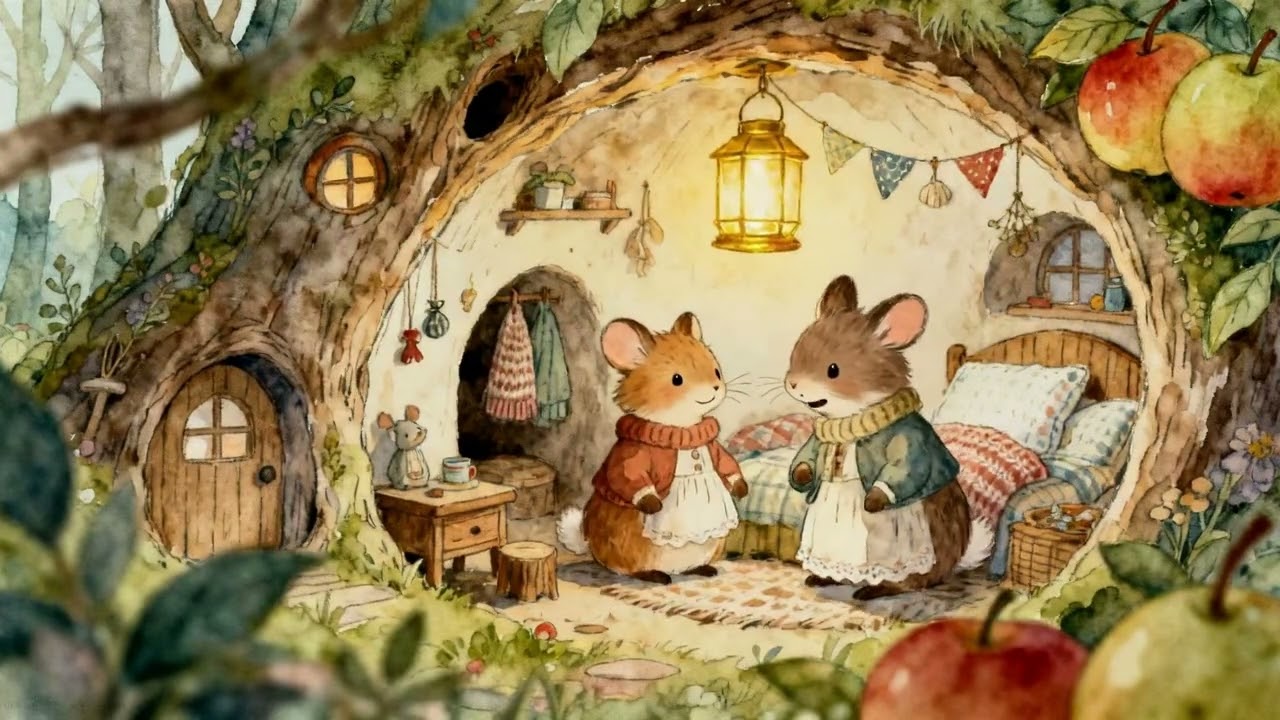 Snowy Storybook Forest Friends | Cozy Music for a Gentle Winter Day