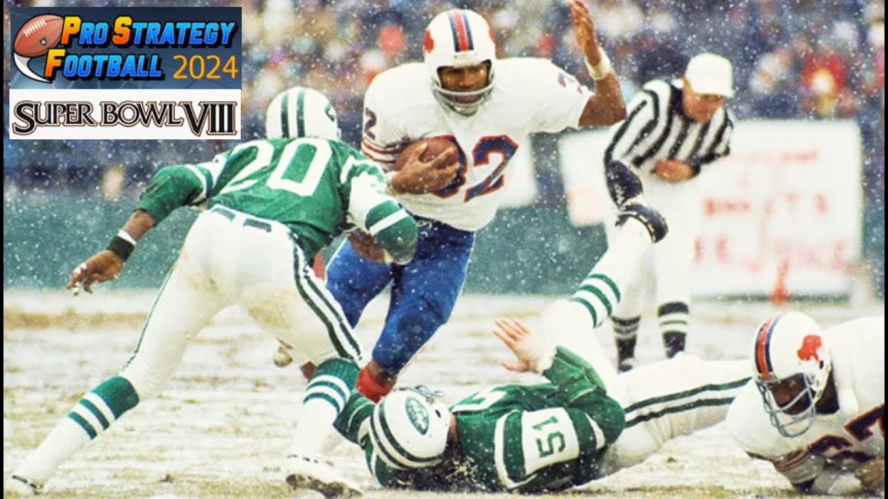 Pro Strategy Football 2024 - Super Bowl VIII Reimagined OJ and the Bills take on the Purple Gang