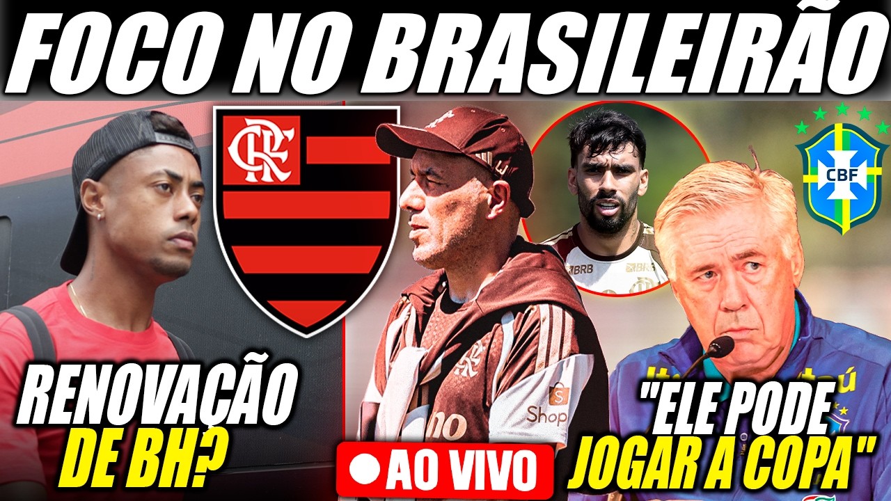 🔴AO VIVO | PAQUETÁ NA COPA DO MUNDO? FLAMENGO DE OLHO NO REMO! BRUNO HENRIQUE RENOVANDO O CONTRATO!