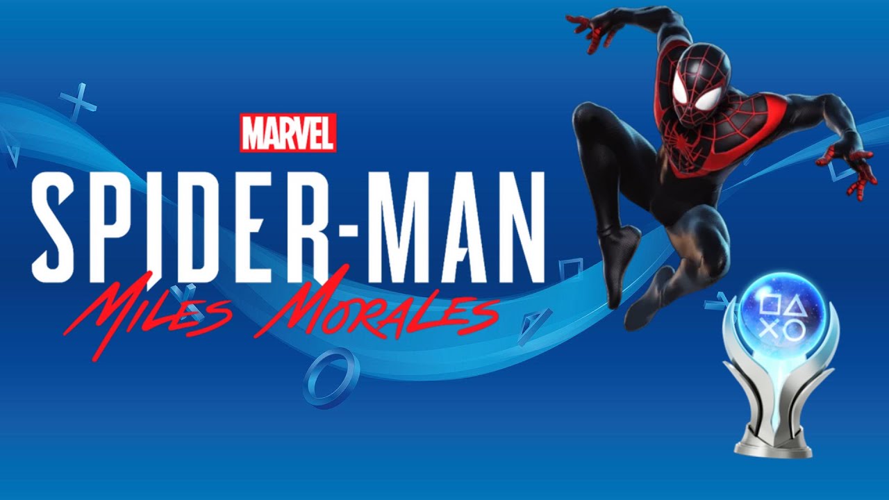 SPIDERMAN MILES MORALES PS5 100% All Trophies Platinum Trophy