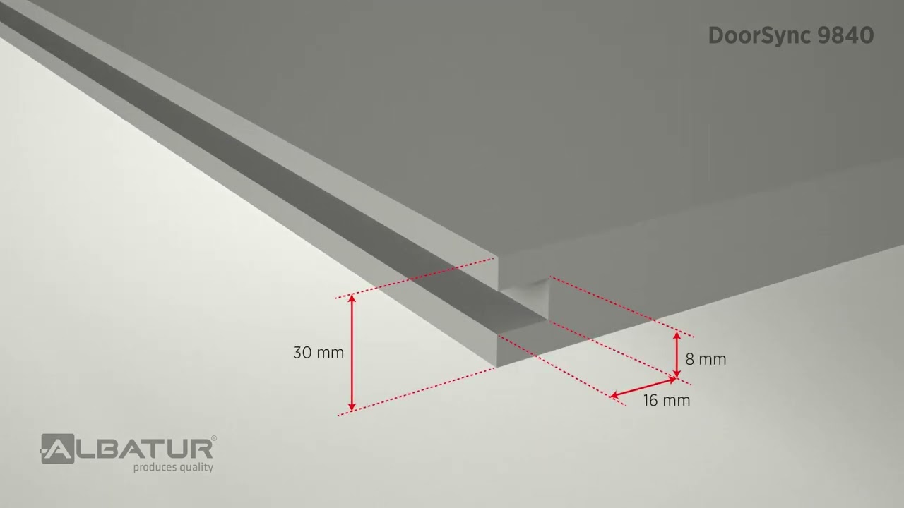 DoorSync 9840 - Funicular Sliding Door System Installation Video / 121-9840