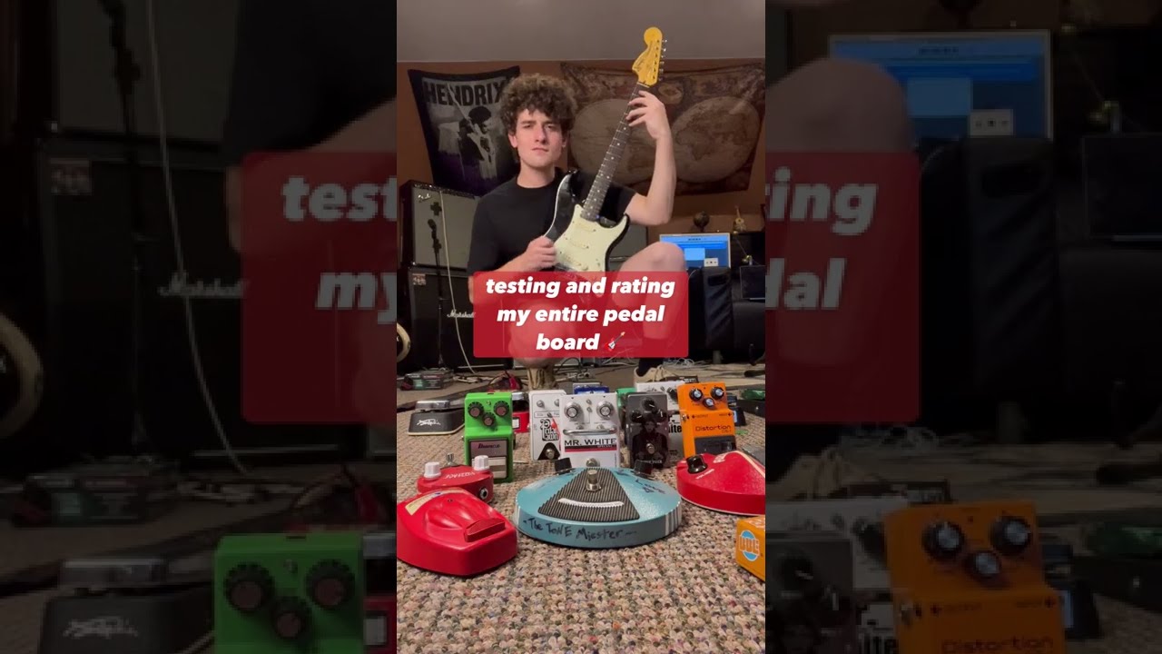 Testing & Rating My ENTIRE Pedal Board #shorts