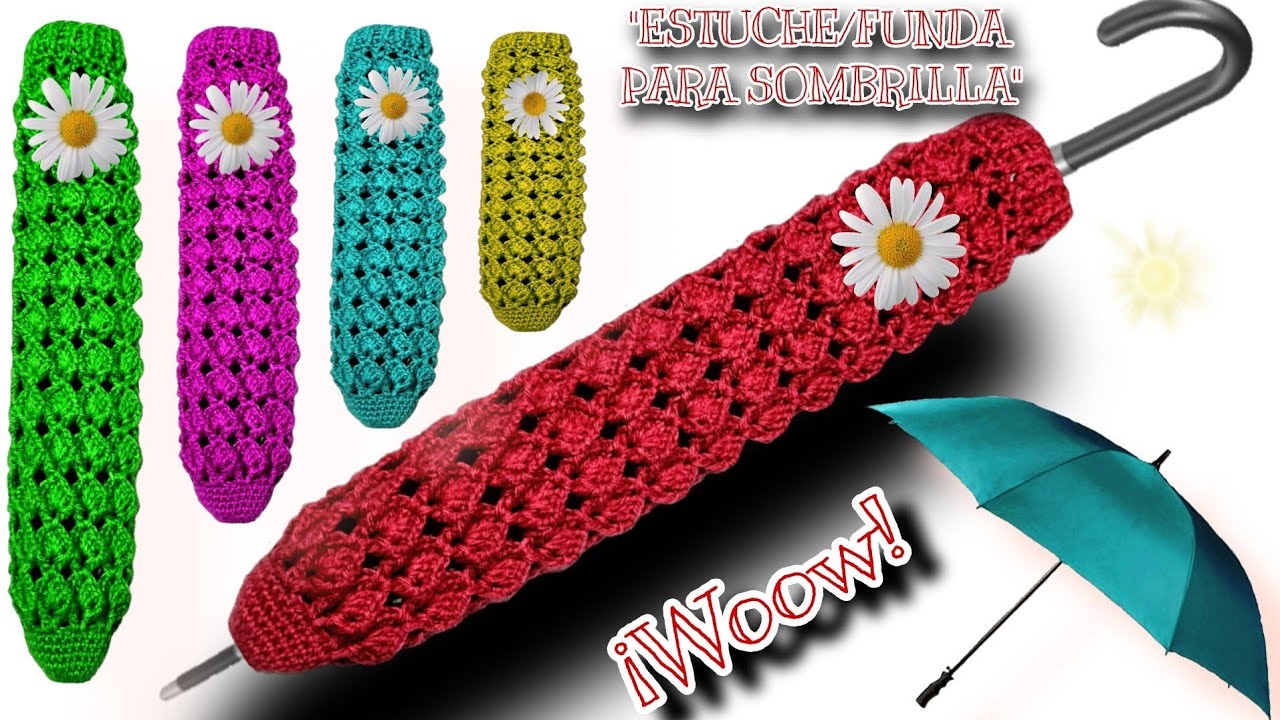 Como tejer ESTUCHE/FUNDA para SOMBRILLAS a crochet PASO A PASO