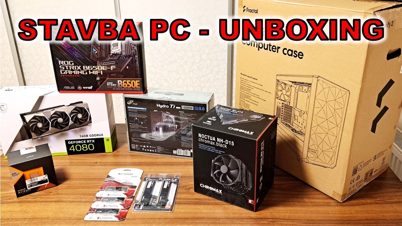 STAVÍME POČÍTAČ ZA 75.000 KČ - UNBOXING KOMPONENT