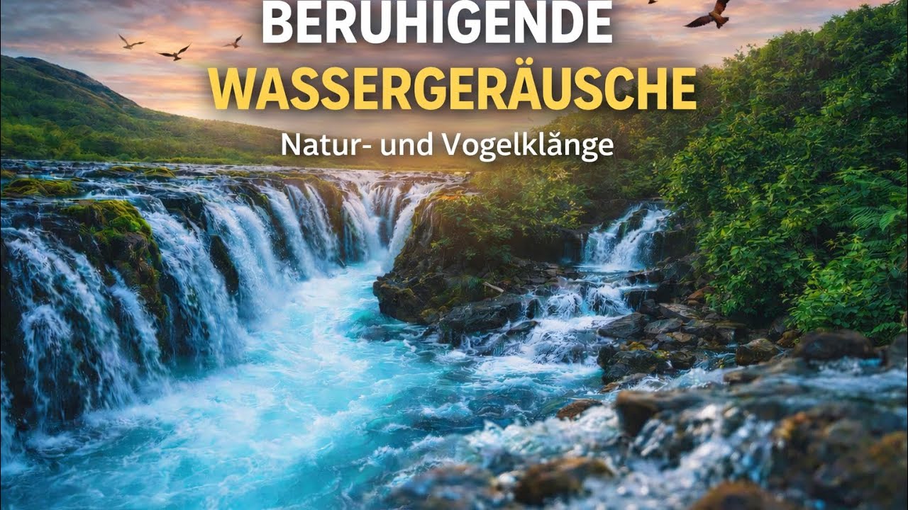 Beruhigende Wassergeräusche 🌊 | Natur- und Vogelklänge zur Tiefenentspannung