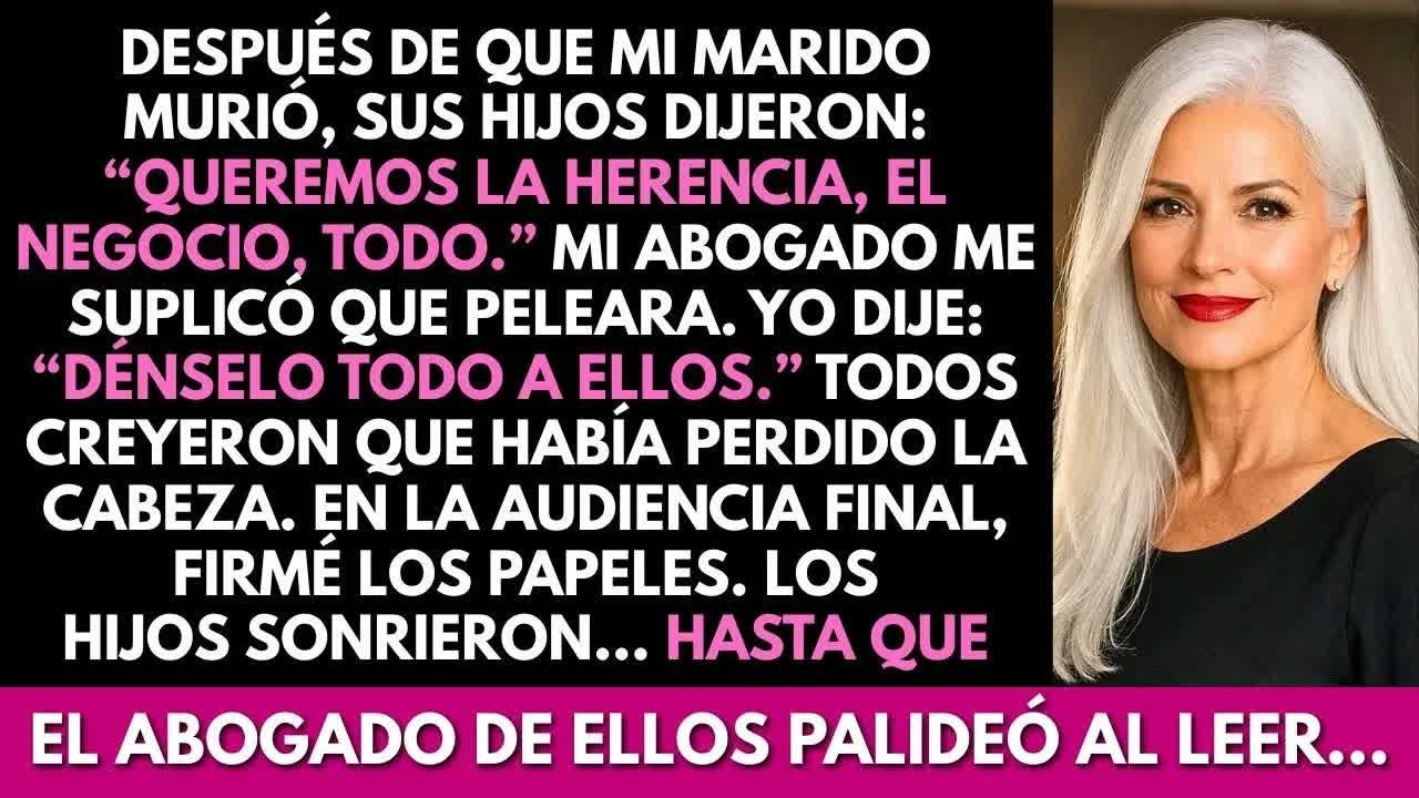 Di a los herederos codiciosos justo lo que querían. Su abogado leyó una frase y se quedó paralizado…