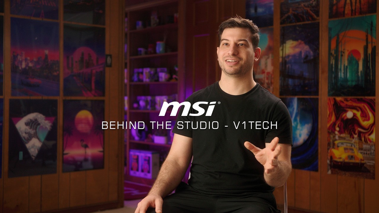 Behind the Studio with MSI Episode 11 - V1Tech