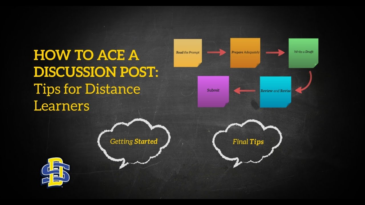 How to Ace a Discussion Post: Tips for Distance Learners