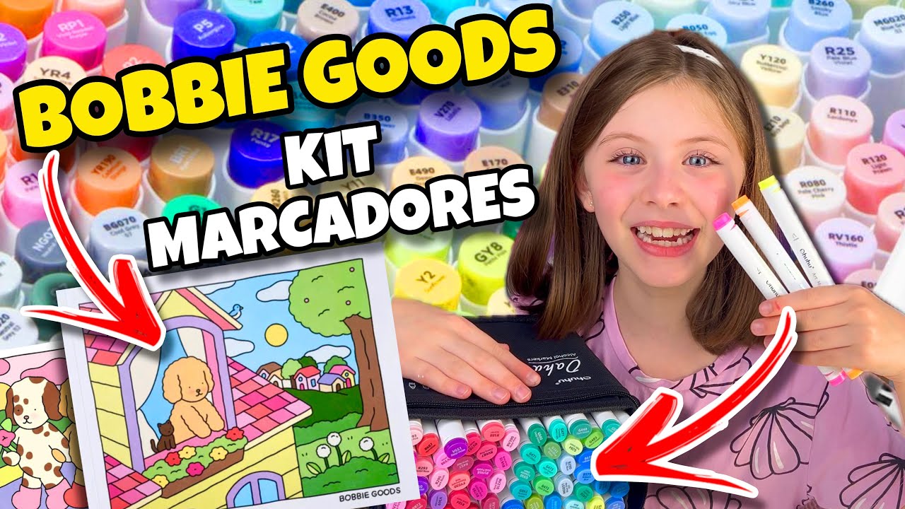 💗 PINTANDO BOBBIE GOODS com KIT CANETAS OHUHU