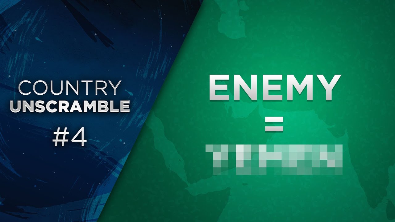 Guess the Scrambled Country Name #4 (Hard!)